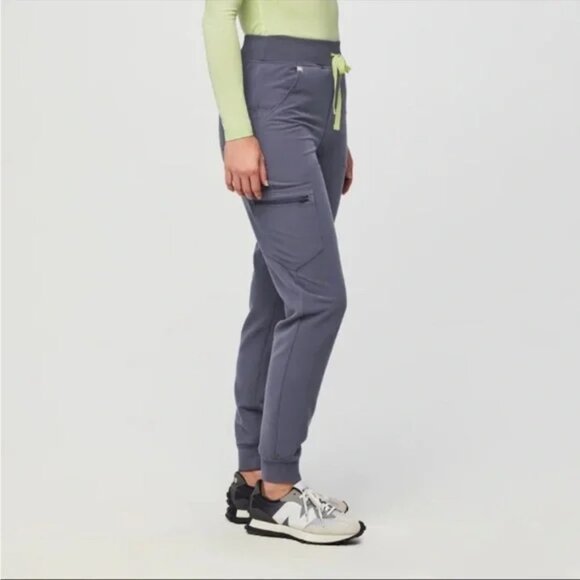 Figs High Waisted Zamora™ Jogger Scrub Pants 2.0 (Space Navy) - Picture 2 of 16